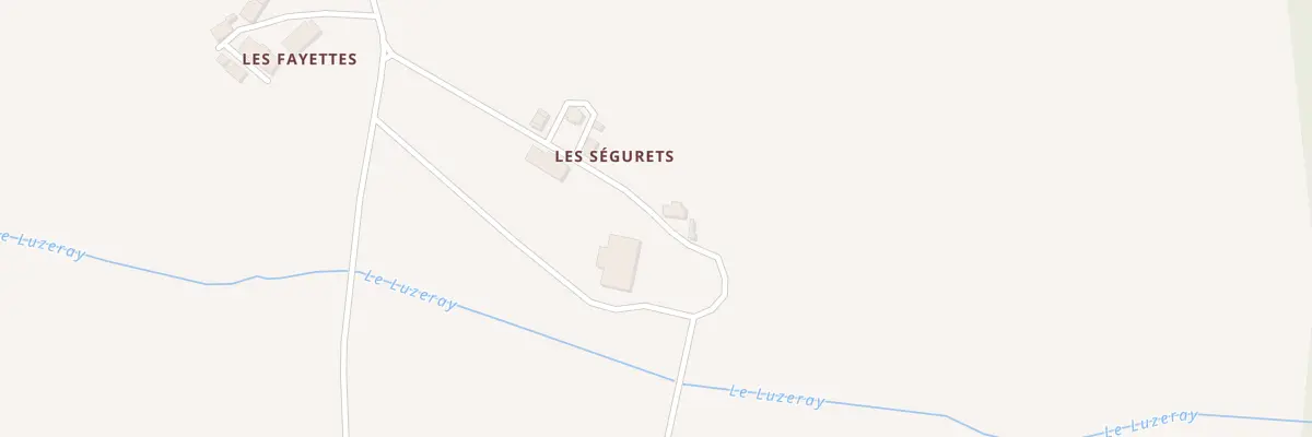 Plan du 5060 Les Segurets à Saint-Voir