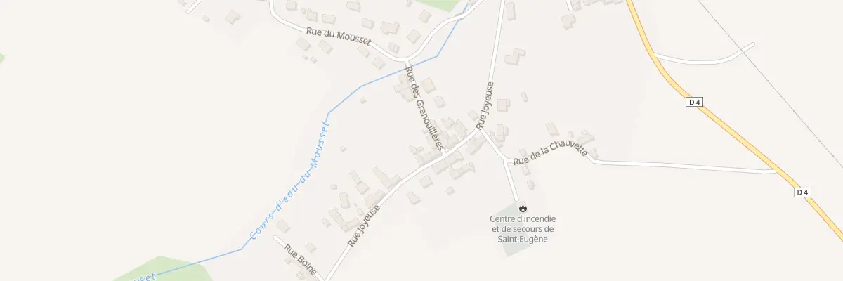 Plan du 3 Rue des Grenouillères à Saint-Eugène