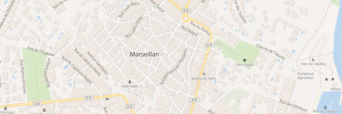 Plan du 6 Rue de la Marmite à Marseillan