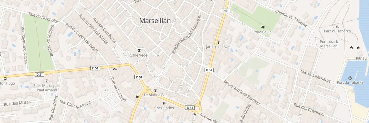 Plan du 17B Rue de la Liberte à Marseillan