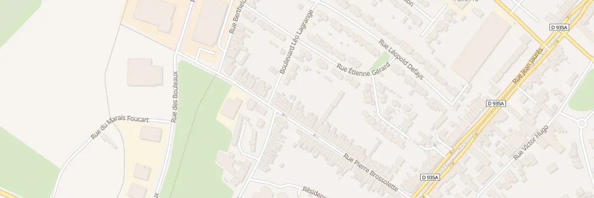 Plan du 65 Rue Pierre Brossolette à Bruay-sur-l’Escaut
