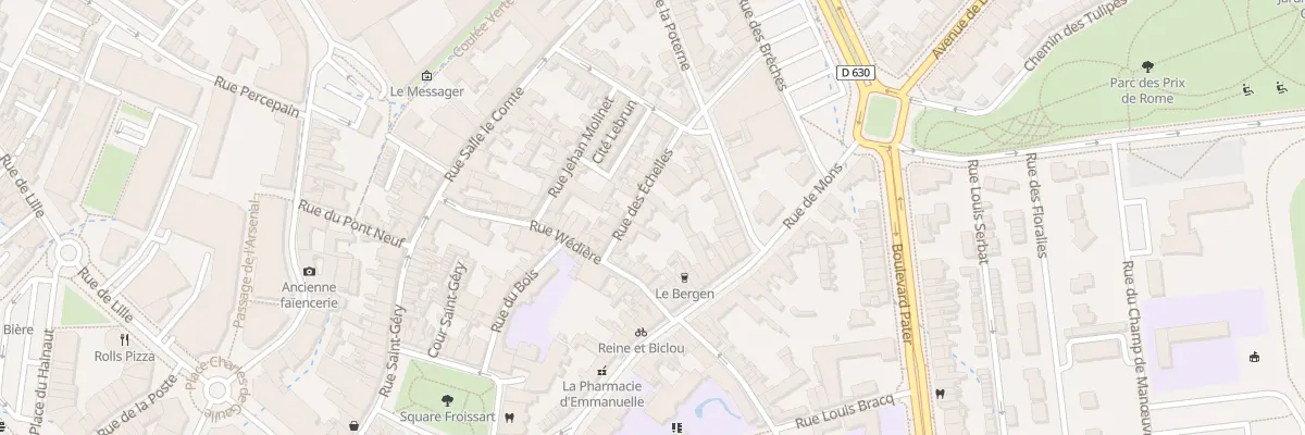 Plan du 10 Rue des Echelles à Valenciennes