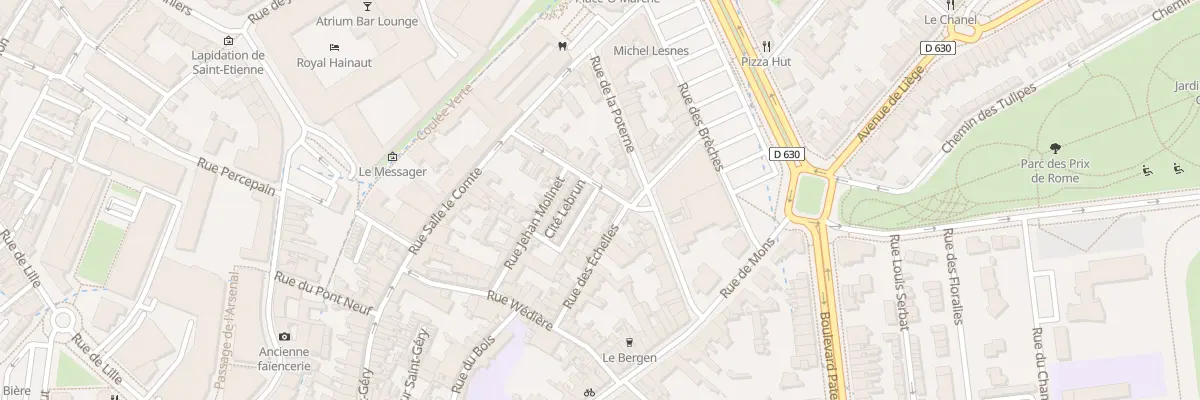Plan du 1 Rue Dadier Cte Lebrun à Valenciennes