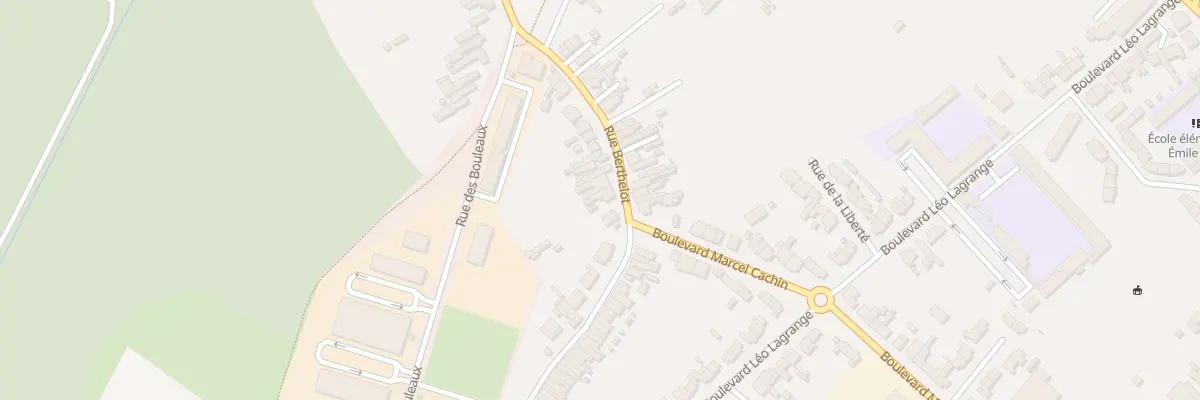 Plan du 174 Rue Berthelot à Bruay-sur-l’Escaut