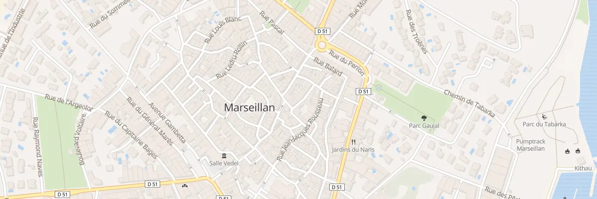 Plan du 9 Rue de la Marmite à Marseillan