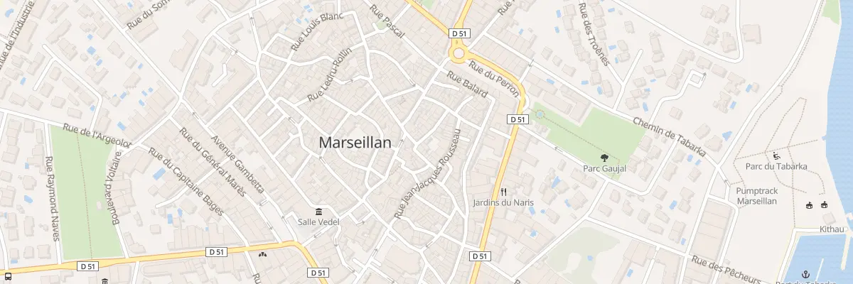 Plan du 10 Rue de la Marmite à Marseillan