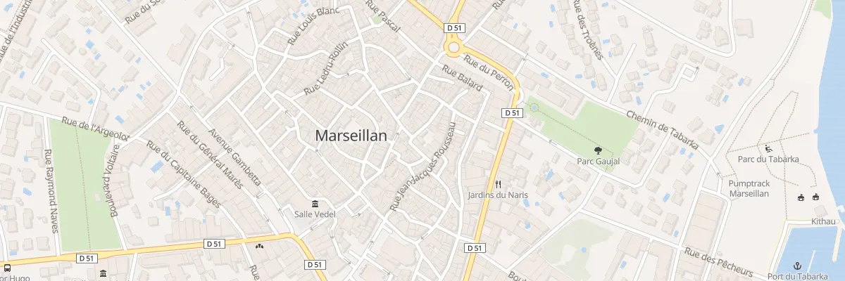 Plan du 8 Rue de la Marmite à Marseillan