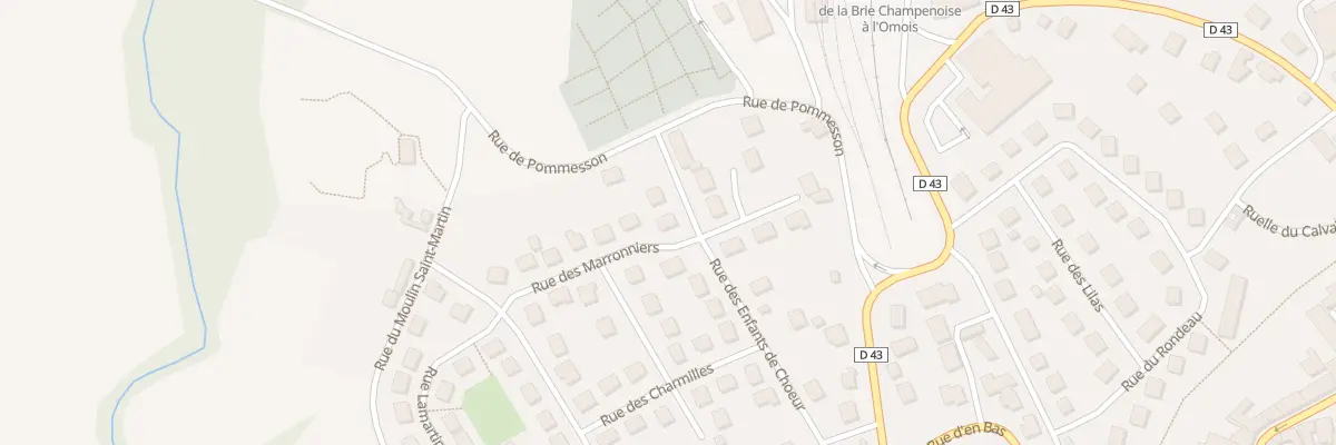 Plan du 2 Rue des Marronniers à Montmirail