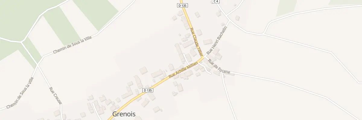 Plan du 1 Imp du Presbytère à Grenois
