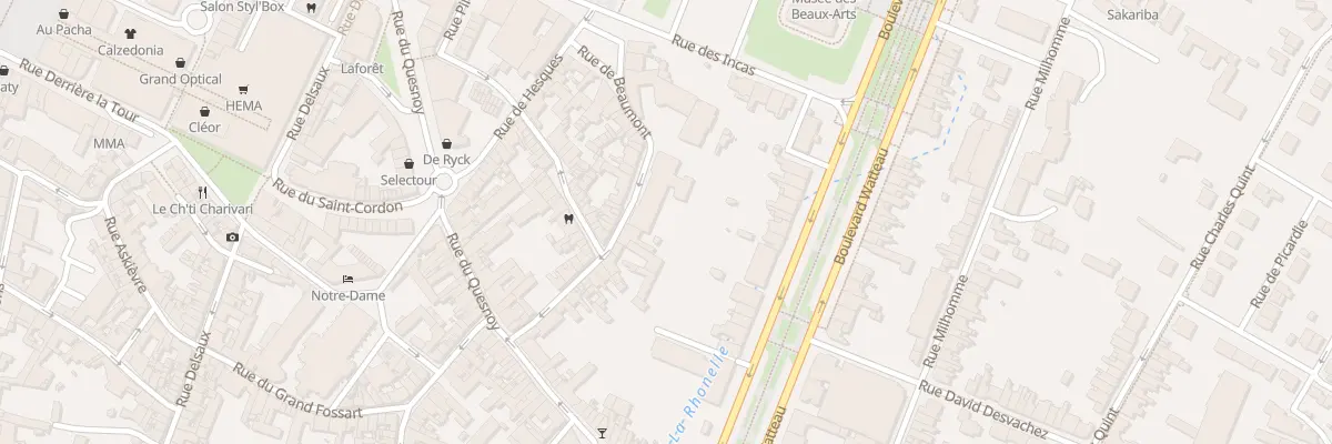 Plan du 24B Rue de Beaumont Res Beaumont à Valenciennes