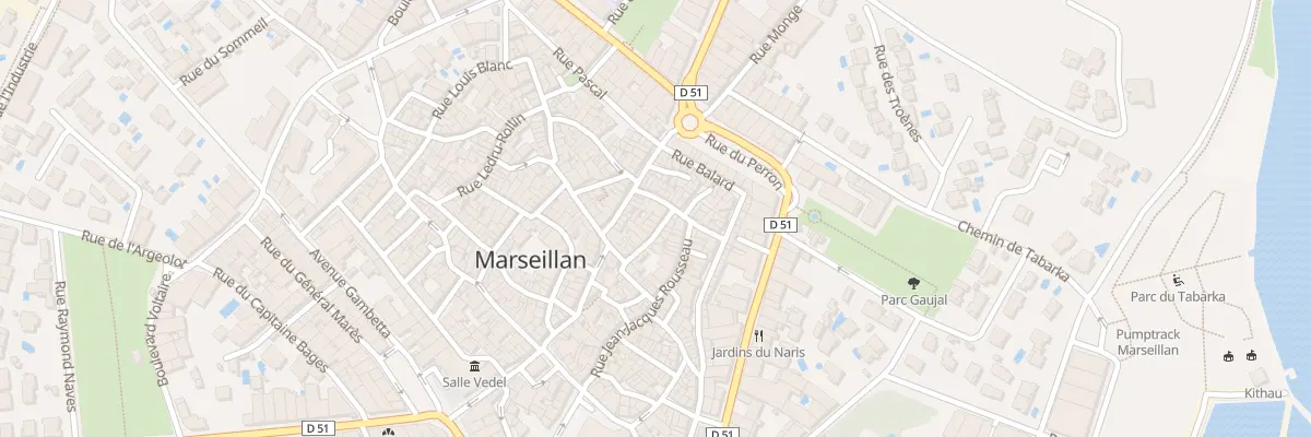 Plan du 15 Rue de la Marmite à Marseillan