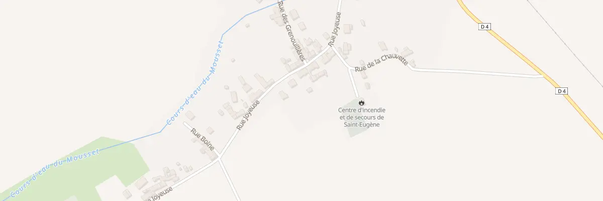 Plan du 25 Rue Joyeuse à Saint-Eugène