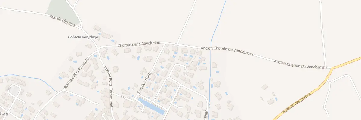 Plan des Palisses à Plaissan