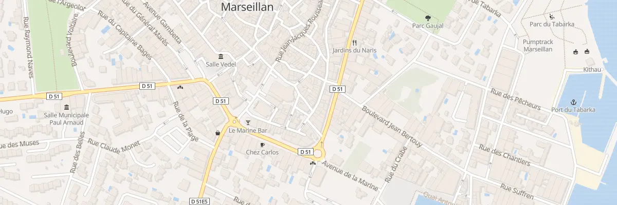 Plan du 4 Rue des Zéphirs à Marseillan