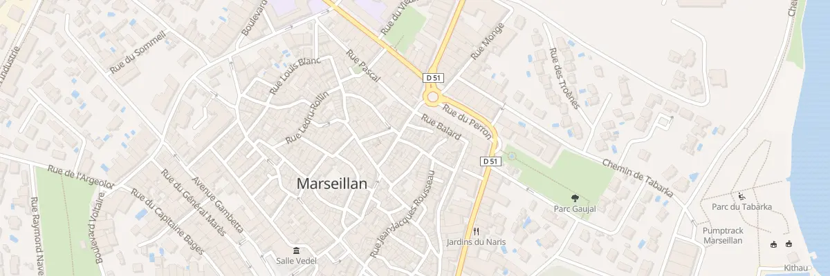Plan du 5 Rue Gay Lussac à Marseillan