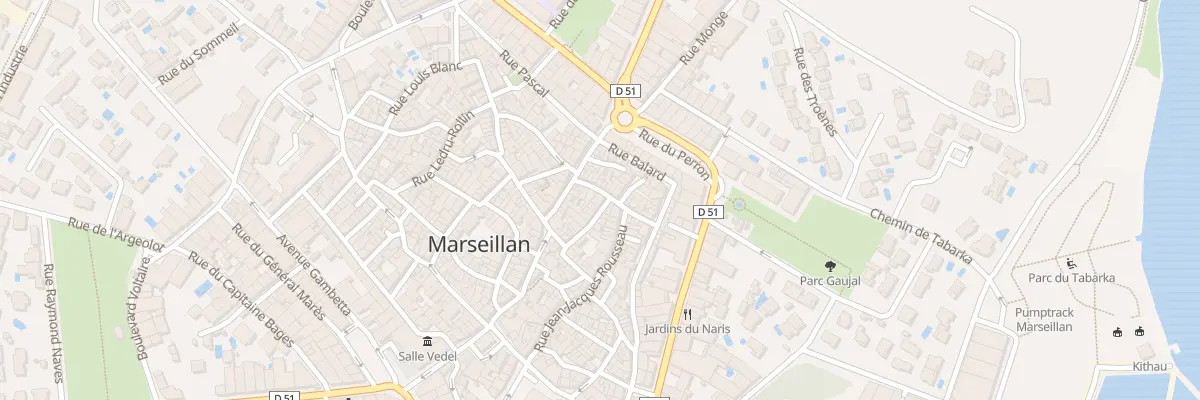 Plan du 8 Rue Gay Lussac à Marseillan