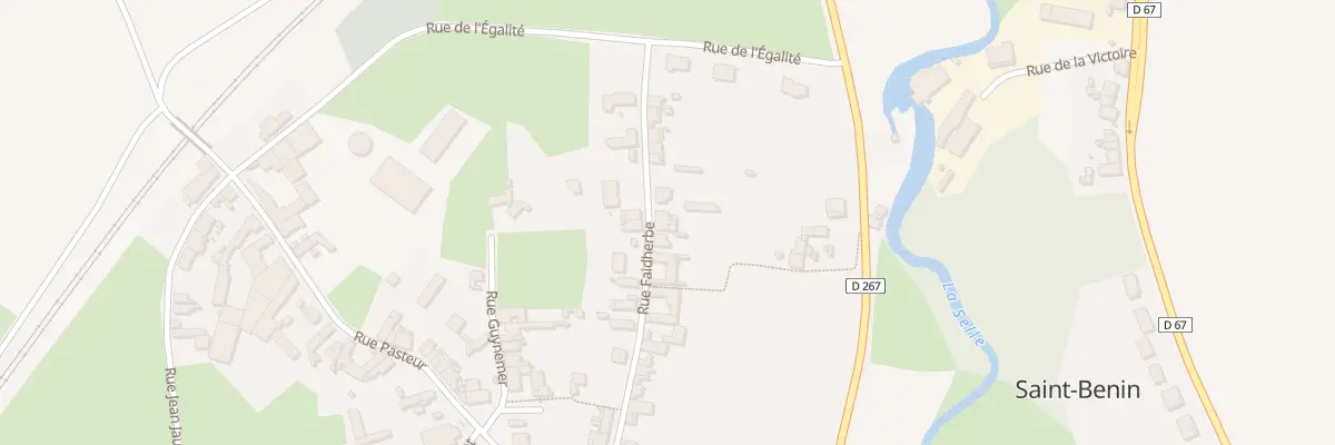 Plan du 24 Rue Faidherbe à Saint-Benin