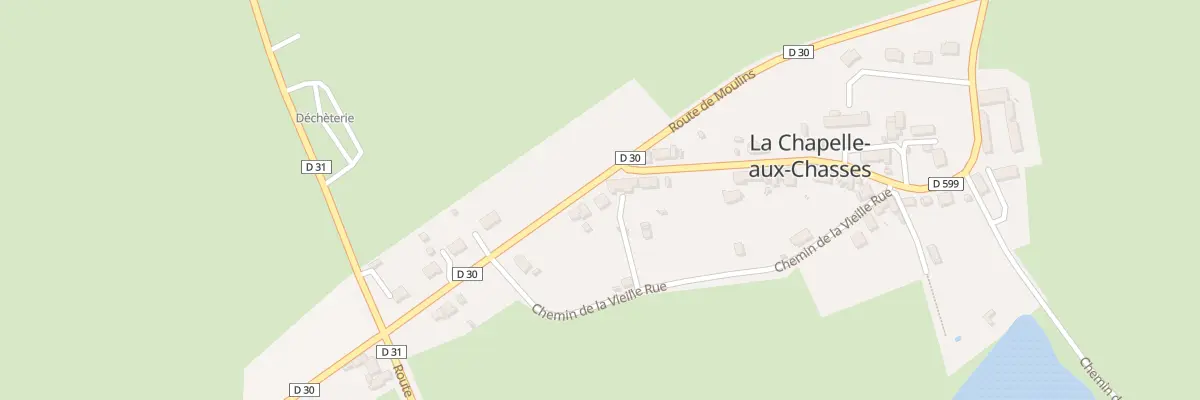 Plan du 5019 Le Bourg à La Chapelle-aux-Chasses