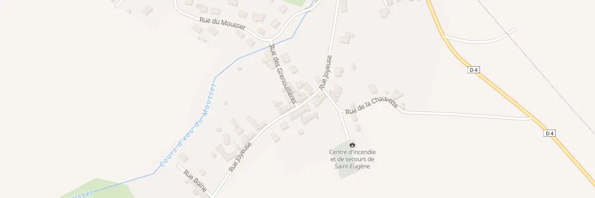 Plan du 16 Rue Joyeuse à Saint-Eugène