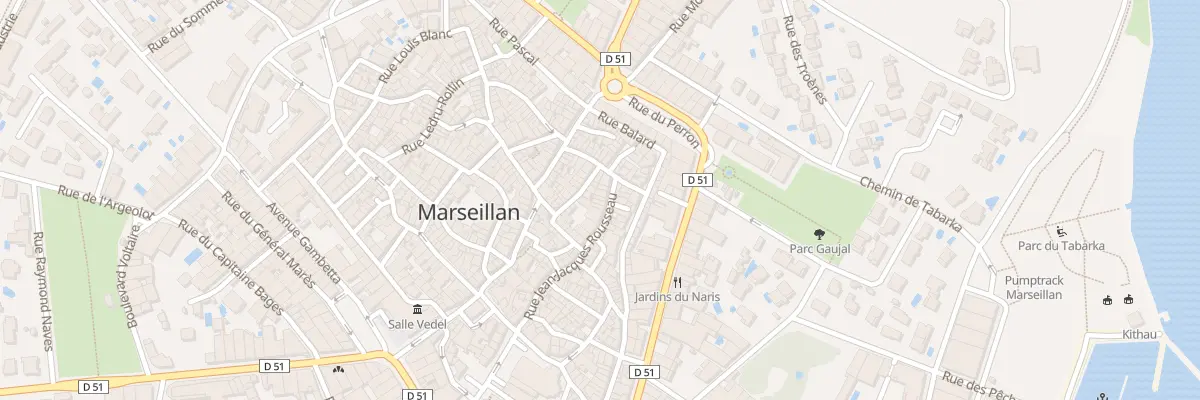 Plan du 43 Rue J Jacques Rousseau à Marseillan