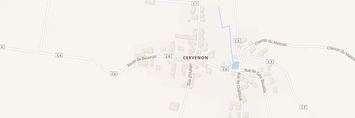 Plan du 1B Rte de Beuvron à Saint-Germain-des-Bois