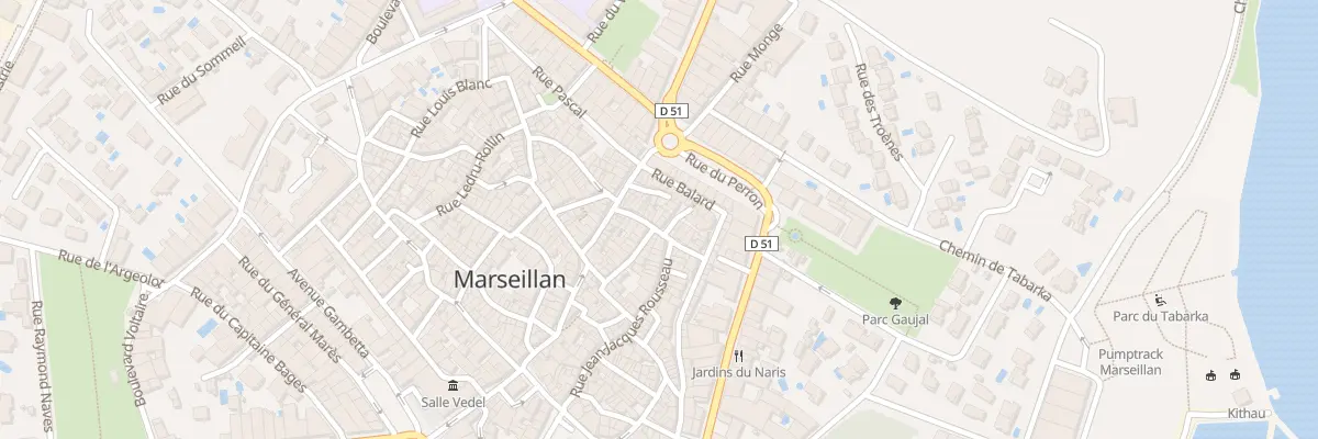 Plan du 13 Rue Gay Lussac à Marseillan