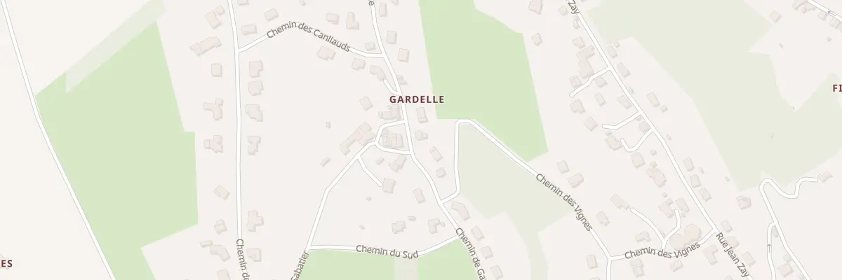 Plan du 24 Che de Gardelle à Thiers