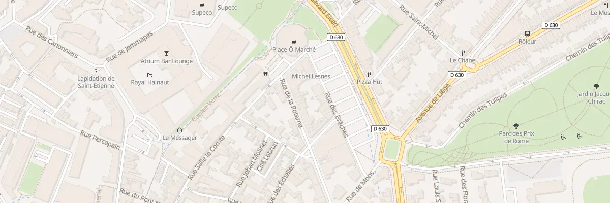 Plan du 9 Rue de la Poterne à Valenciennes