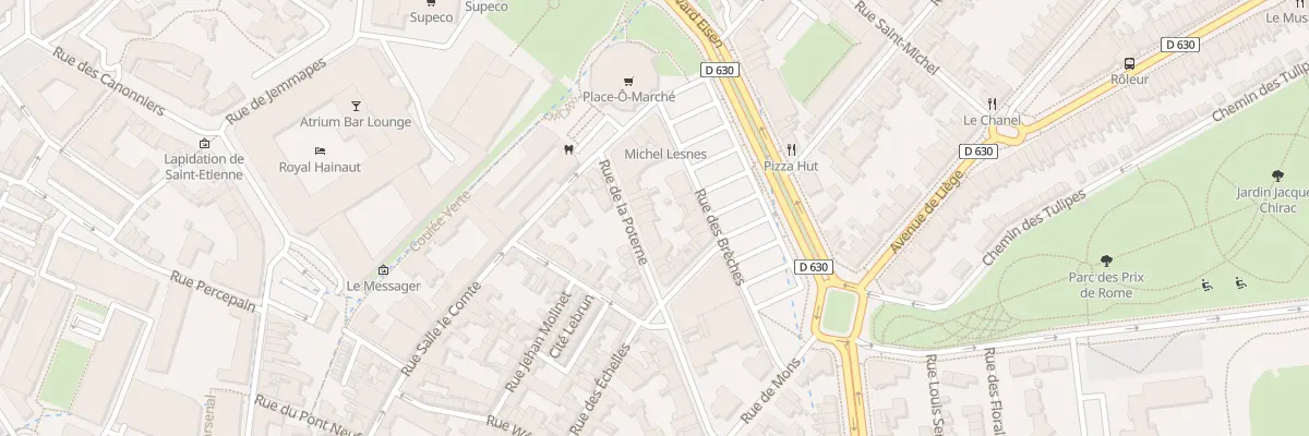 Plan du 11 Rue de la Poterne à Valenciennes