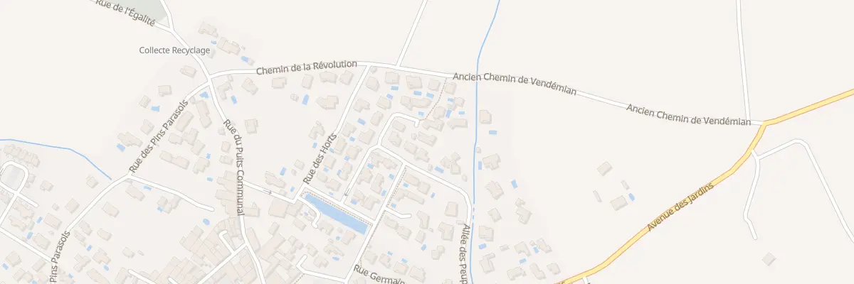 Plan du 6 Rue du Cardinal à Plaissan