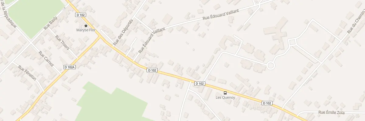 Plan du 23 Rue Jean Jaurès à Hergnies