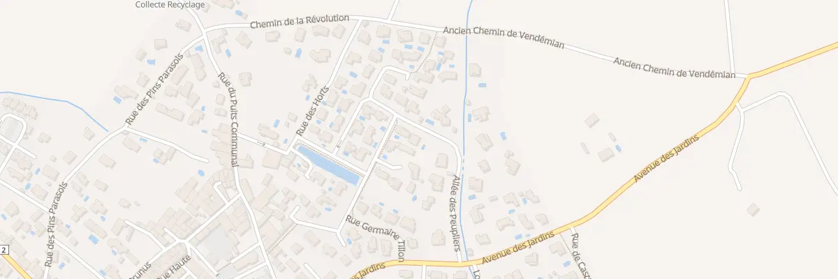 Plan du 4 Rue du Chardonnay à Plaissan
