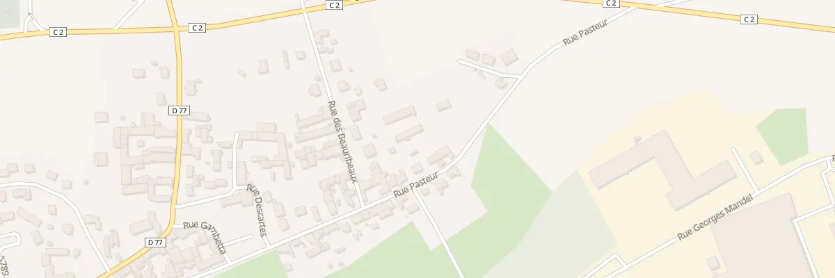 Plan du 25B Rue Pasteur à Migennes