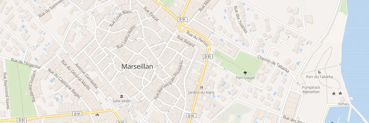 Plan du 46 Rue J Jacques Rousseau à Marseillan