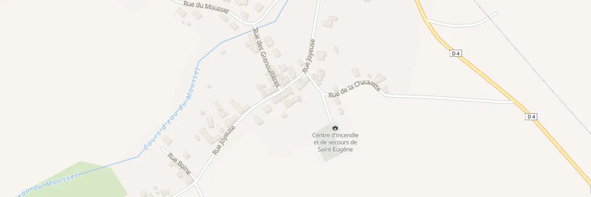 Plan du 17 Rue Joyeuse à Saint-Eugène
