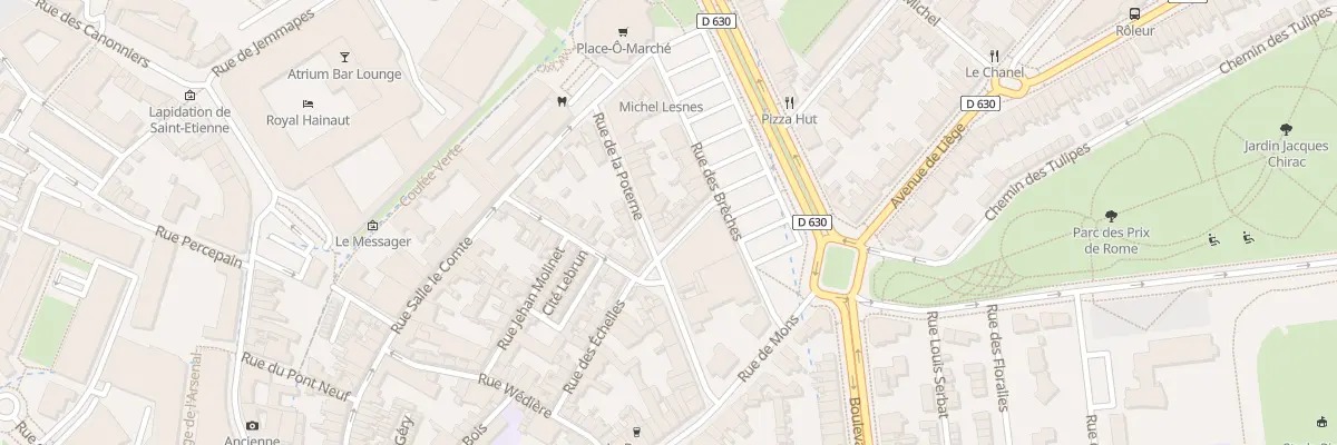 Plan du 17 Rue de la Poterne à Valenciennes
