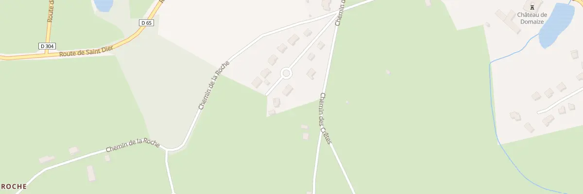 Plan du 5321 Les Gouttes à Domaize
