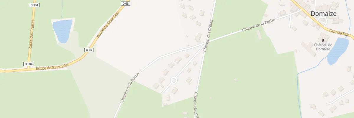 Plan du 5345 Les Gouttes à Domaize