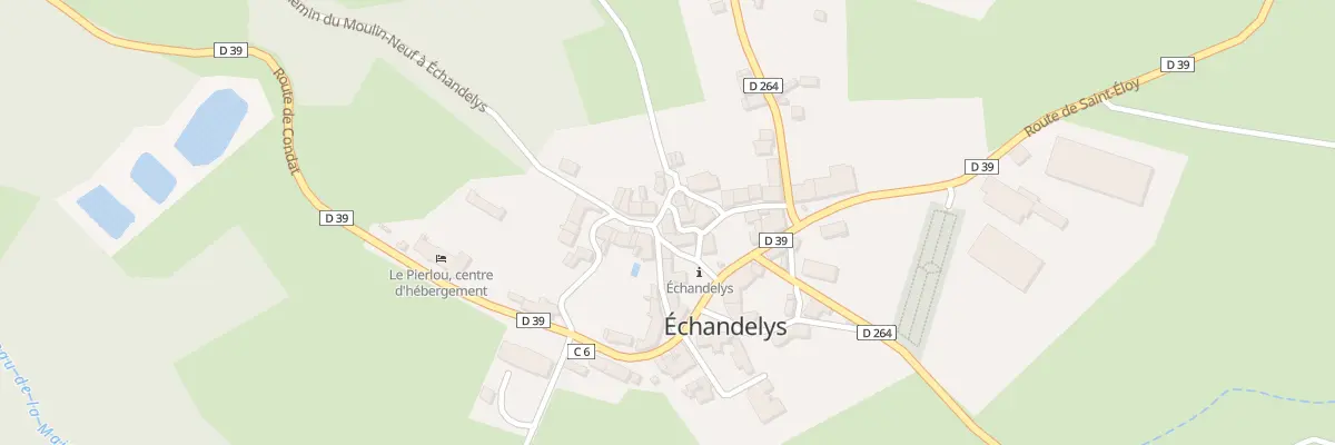 Plan du 5013 Le Bourg à Échandelys