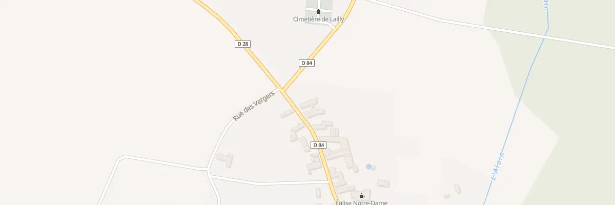 Plan du 38 Rue Jean de Meric à Lailly