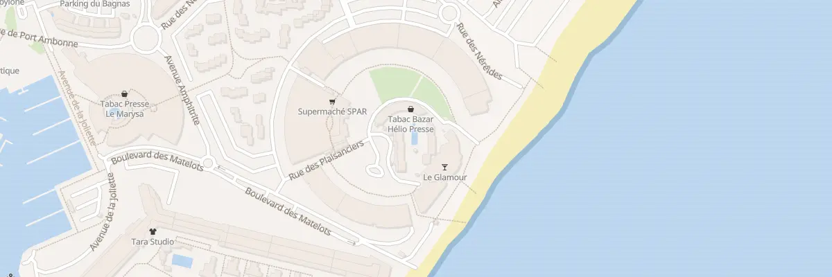 Plan du 1 Av des Matelots à Agde