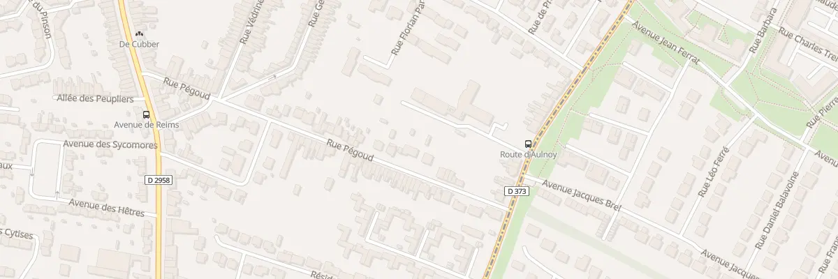 Plan du 63 Rue Pégoud à Valenciennes