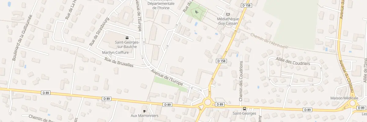Plan du 7 Gr Grande Rue à Saint-Georges-sur-Baulche