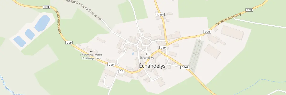 Plan du 5026 Le Bourg à Échandelys