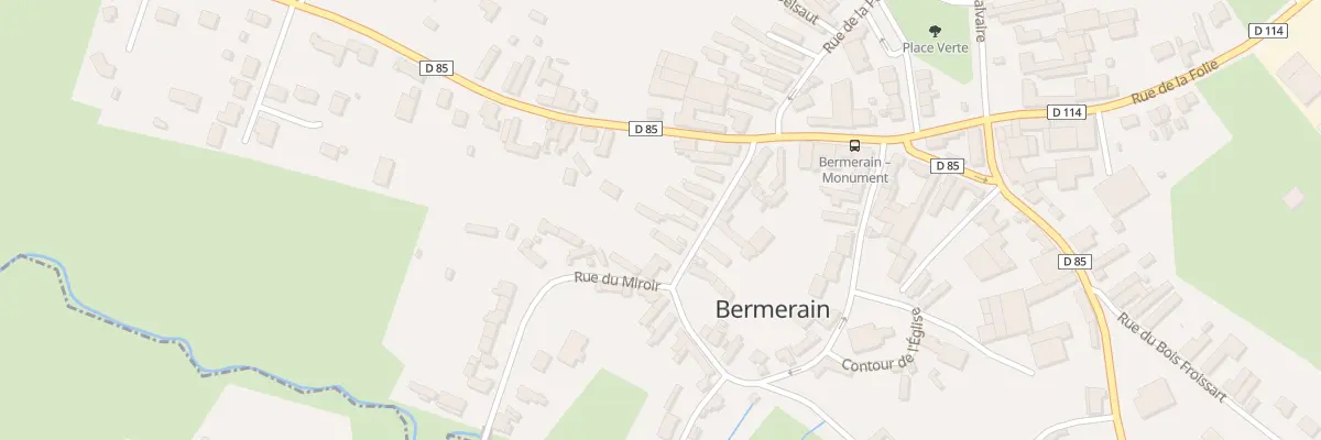 Plan du 70 Rue du Miroir à Bermerain