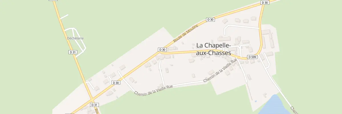 Plan du 5017 Le Bourg à La Chapelle-aux-Chasses