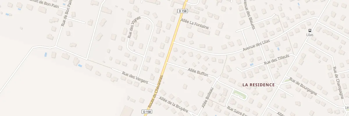 Plan du 1 All Buffon à Saint-Georges-sur-Baulche