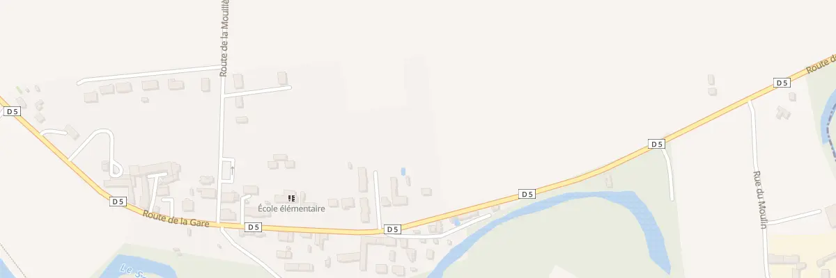 Plan du 49 Rte de la Gare à Bonnard