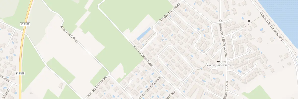 Plan du 84 Rue des Chasseurs à Marseillan