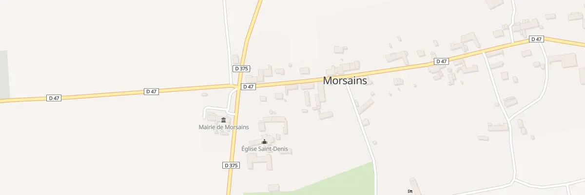 Plan du 2 Gr Grande Rue à Morsains